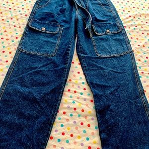 Happy Nature Denim NWT cargo pants size 6